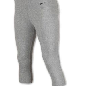 Grey Nike Dri-fit crops